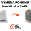 Výměna pohonu: Boxer500 IoT za Filo400